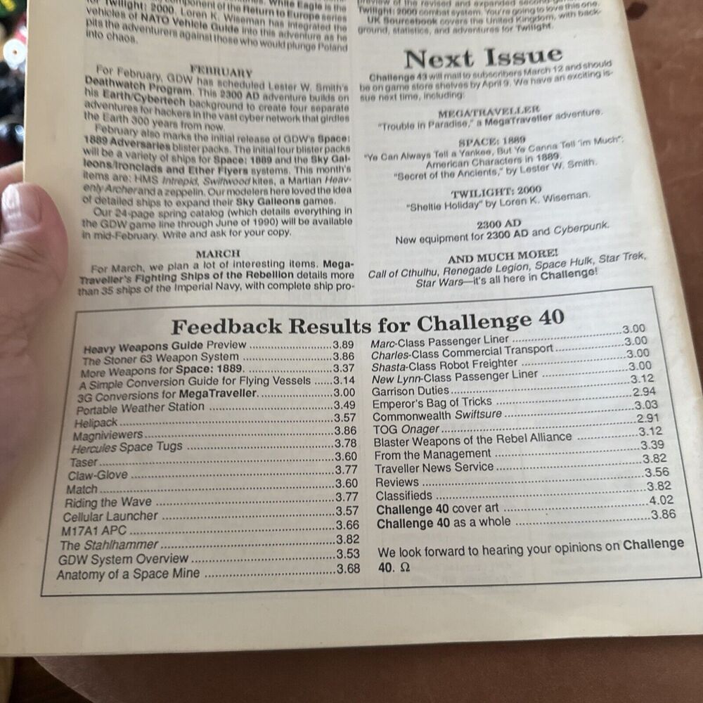 GDW 2300AD Rpg Deathwatch Program - Picture 6 of 6